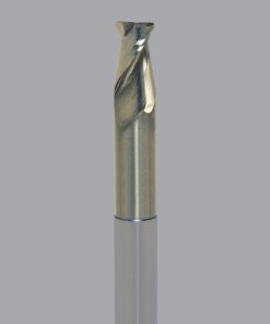 Onsrud AMC706203 Solid Carbide end mill 2FL 3/8 x 1/2 x 4 OAL Square CR For ISO N Non-Ferrous, Aluminum, Brass, Bronze, Copper, 3/8 Shank, ZrN Coated