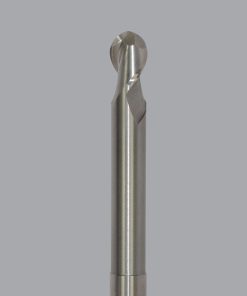 Onsrud AMC706788 Solid Carbide end mill 2FL 1/4 x 3/8 x 4 OAL Ball CR For ISO N Non-Ferrous, Aluminum, Brass, Bronze, Copper, 1/4 Shank, N/A Coated