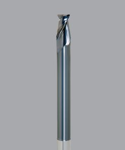 Onsrud AMC707407 Solid Carbide end mill 2FL 1/4 x 3/8 x 4 OAL 0.015 CR For ISO N Non-Ferrous, Aluminum, Brass, Bronze, Copper, 1/4 Shank, ZrN Coated