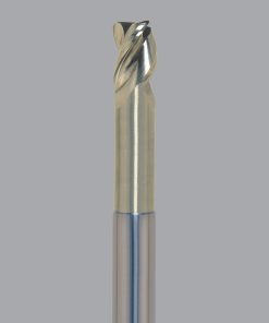 Onsrud AMC709103 Solid Carbide end mill 3FL 1/4 x 3/8 x 4 OAL Square CR For ISO N Non-Ferrous, Aluminum, Brass, Bronze, Copper, 1/4 Shank, ZrN Coated