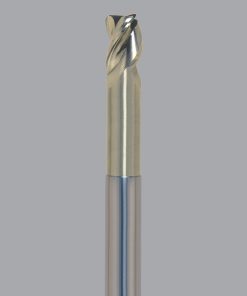 Onsrud AMC709111 Solid Carbide end mill 3FL 1/4 x 3/8 x 4 OAL 0.030 CR For ISO N Non-Ferrous, Aluminum, Brass, Bronze, Copper, 1/4 Shank, ZrN Coated