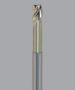 Onsrud AMC709119 Solid Carbide end mill 3FL 1/4 x 3/8 x 4 OAL 0.090 CR For ISO N Non-Ferrous, Aluminum, Brass, Bronze, Copper, 1/4 Shank, ZrN Coated