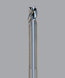 Onsrud AMC709756 Solid Carbide end mill 3FL 1/4 x 3/8 x 4 OAL 0.015 CR For ISO N Non-Ferrous, Aluminum, Brass, Bronze, Copper, 1/4 Shank, N/A Coated