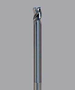 Onsrud AMC710406 Solid Carbide end mill 3FL 1/4 x 3/8 x 4 OAL 0.015 CR For ISO N Non-Ferrous, Aluminum, Brass, Bronze, Copper, 1/4 Shank, N/A Coated