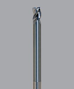 Onsrud AMC710410 Solid Carbide end mill 3FL 1/4 x 3/8 x 4 OAL 0.030 CR For ISO N Non-Ferrous, Aluminum, Brass, Bronze, Copper, 1/4 Shank, N/A Coated
