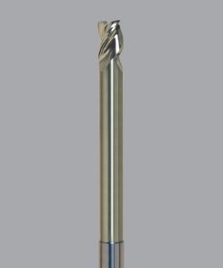 Onsrud AMC710411 Solid Carbide end mill 3FL 1/4 x 3/8 x 4 OAL 0.030 CR For ISO N Non-Ferrous, Aluminum, Brass, Bronze, Copper, 1/4 Shank, ZrN Coated