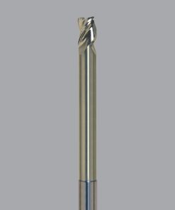 Onsrud AMC710415 Solid Carbide end mill 3FL 1/4 x 3/8 x 4 OAL 0.060 CR For ISO N Non-Ferrous, Aluminum, Brass, Bronze, Copper, 1/4 Shank, ZrN Coated
