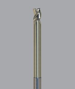 Onsrud AMC710419 Solid Carbide end mill 3FL 1/4 x 3/8 x 4 OAL 0.090 CR For ISO N Non-Ferrous, Aluminum, Brass, Bronze, Copper, 1/4 Shank, ZrN Coated