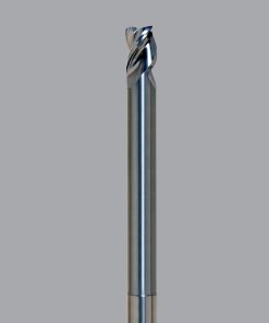 Onsrud AMC710515 Solid Carbide end mill 3FL 3/8 x 1/2 x 5 OAL 0.060 CR For ISO N Non-Ferrous, Aluminum, Brass, Bronze, Copper, 3/8 Shank, ZrN Coated