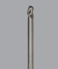 Onsrud AMC710538 Solid Carbide end mill 3FL 3/8 x 1/2 x 5 OAL Ball CR For ISO N Non-Ferrous, Aluminum, Brass, Bronze, Copper, 3/8 Shank, N/A Coated