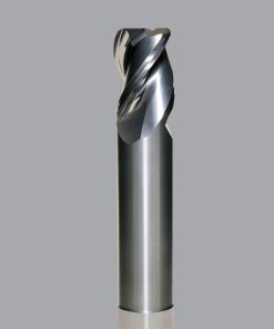 Onsrud AMC710961 Solid Carbide end mill 3FL 1/1 x 1-1/4 x 7 OAL 0.030 CR For ISO N Non-Ferrous, Aluminum, Brass, Bronze, Copper, 1/1 Shank, ZrN Coated