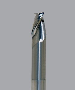 Onsrud AMC712214 Solid Carbide end mill 2FL 3/8 x 1/2 x 4 OAL 0.060 CR For ISO N Non-Ferrous, Aluminum, Brass, Bronze, Copper, 3/8 Shank, N/A Coated