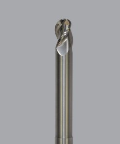 Onsrud AMC715889 Solid Carbide end mill 3FL 3/8 x 1/2 x 4 OAL Ball CR For ISO N Non-Ferrous, Aluminum, Brass, Bronze, Copper, 3/8 Shank, ZrN Coated