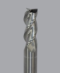 Onsrud AMC717033 Solid Carbide end mill 3FL 1/1 x 2-1/2 x 5 OAL 0.030 CR For ISO N Non-Ferrous, Aluminum, Brass, Bronze, Copper, 1/1 Shank, ZrN Coated