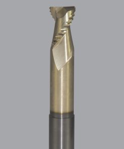 Onsrud AMC800015 Solid Carbide end mill 2FL 1/2 x 5/8 x 4 OAL 0.060 CR For ISO N Non-Ferrous, Aluminum, Brass, Bronze, Copper, 1/2 Shank, ZrN Coated