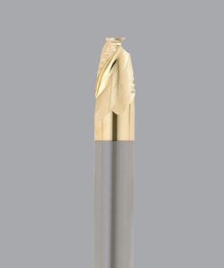 Onsrud AMC800035 Solid Carbide end mill 2FL 1/2 x 5/8 x 6 OAL 0.030 CR For ISO N Non-Ferrous, Aluminum, Brass, Bronze, Copper, 1/2 Shank, ZrN Coated