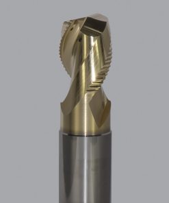 Onsrud AMC800061 Solid Carbide end mill 2FL 1-1/4 x 5 OAL 0.060 CR For ISO N Non-Ferrous, Aluminum, Brass, Bronze, Copper, 1/1 Shank, ZrN Coated