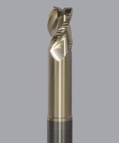 Onsrud AMC800129 Solid Carbide end mill 3FL 3/4 x 1/1 x 6 OAL 0.060 CR For ISO N Non-Ferrous, Aluminum, Brass, Bronze, Copper, 3/4 Shank, ZrN Coated