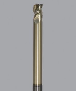 Onsrud AMC800137 Solid Carbide end mill 3FL 1/2 x 5/8 x 6 OAL 0.060 CR For ISO N Non-Ferrous, Aluminum, Brass, Bronze, Copper, 1/2 Shank, ZrN Coated