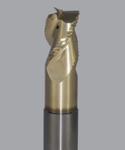 Onsrud AMC800157 Solid Carbide end mill 3FL 3/4 x 1/1 x 4 OAL 0.060 CR For ISO N Non-Ferrous, Aluminum, Brass, Bronze, Copper, 3/4 Shank, ZrN Coated