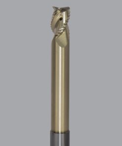 Onsrud AMC800167 Solid Carbide end mill 3FL 1/2 x 5/8 x 5 OAL 0.060 CR For ISO N Non-Ferrous, Aluminum, Brass, Bronze, Copper, 1/2 Shank, ZrN Coated