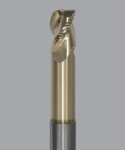 Onsrud AMC800169 Solid Carbide end mill 3FL 3/4 x 1/1 x 6 OAL 0.060 CR For ISO N Non-Ferrous, Aluminum, Brass, Bronze, Copper, 3/4 Shank, ZrN Coated