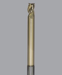 Onsrud AMC800175 Solid Carbide end mill 3FL 1/2 x 5/8 x 6 OAL 0.030 CR For ISO N Non-Ferrous, Aluminum, Brass, Bronze, Copper, 1/2 Shank, ZrN Coated