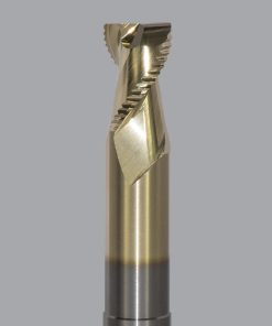 Onsrud AMC800189 Solid Carbide end mill 2FL 3/4 x 1/1 x 6 OAL 0.030 CR For ISO N Non-Ferrous, Aluminum, Brass, Bronze, Copper, 3/4 Shank, ZrN Coated