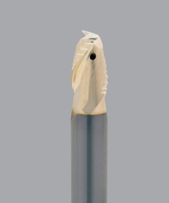 Onsrud AMC800201 Solid Carbide end mill 2FL 3/4 x 1/1 x 4 OAL 0.030 CR For ISO N Non-Ferrous, Aluminum, Brass, Bronze, Copper, 3/4 Shank, ZrN Coated