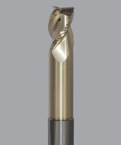 Onsrud AMC800237 Solid Carbide end mill 3FL 3/4 x 1/1 x 6 OAL 0.030 CR For ISO N Non-Ferrous, Aluminum, Brass, Bronze, Copper, 3/4 Shank, ZrN Coated