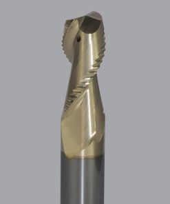 Onsrud AMC800341 Solid Carbide end mill 2FL 5/8 x 1-3/8 x 3-1/2 OAL 0.030 CR For ISO N Non-Ferrous, Aluminum, Brass, Bronze, Copper, 5/8 Shank, ZrN Coated