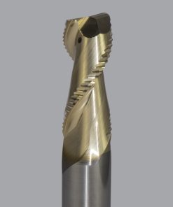 Onsrud AMC800363 Solid Carbide end mill 2FL 3/4 x 1-3/4 x 4 OAL 0.030 CR For ISO N Non-Ferrous, Aluminum, Brass, Bronze, Copper, 3/4 Shank, ZrN Coated