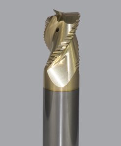 Onsrud AMC800503 Solid Carbide end mill 3FL 3/4 x 1/1 x 3 OAL 0.120 CR For ISO N Non-Ferrous, Aluminum, Brass, Bronze, Copper, 3/4 Shank, ZrN Coated