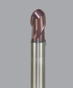 Onsrud MDR2641040 Solid Carbide end mill 2FL 1/4 x 1/4 x 3-1/2 OAL Ball CR For ISO P, Mold & Die Steel, 1/4 Shank, ESR Coated