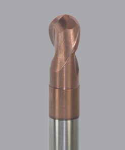 Onsrud MDR2641043 Solid Carbide end mill 2FL 1/2 x 1/2 x 4-1/2 OAL Ball CR For ISO P, Mold & Die Steel, 1/2 Shank, ESR Coated