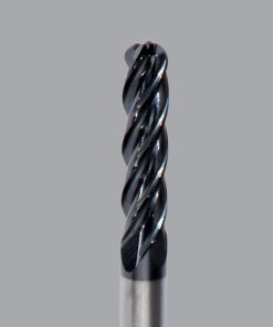 Onsrud MXB2650501 Solid Carbide end mill 4FL 1/8 x 1/2 x 2-1/2 OAL Ball CR For ISO S, ISO M, ISO P, Titanium, Stainless Steel, Steel, 1/8 Shank, ESG Coated