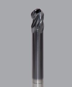 Onsrud MXB2650522 Solid Carbide end mill 4FL 3/8 x 1/2 x 4 OAL Ball CR For ISO S, ISO M, ISO P, Titanium, Stainless Steel, Steel, 3/8 Shank, ESG Coated