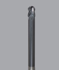 Onsrud MXB2650523W Solid Carbide end mill 4FL 3/8 x 1/2 x 6 OAL Ball CR For ISO S, ISO M, ISO P, Titanium, Stainless Steel, Steel, 3/8 Shank, ESG Coated