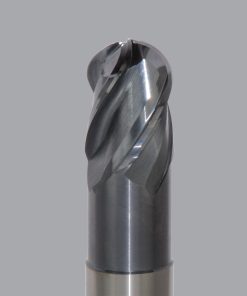 Onsrud MXB2650545 Solid Carbide end mill 4FL 1/1 x 1-1/4 x 5 OAL Ball CR For ISO S, ISO M, ISO P, Titanium, Stainless Steel, Steel, 1/1 Shank, ESG Coated