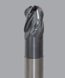 Onsrud MXB2650546 Solid Carbide end mill 4FL 1/1 x 1-1/4 x 7 OAL Ball CR For ISO S, ISO M, ISO P, Titanium, Stainless Steel, Steel, 1/1 Shank, ESG Coated