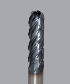 Onsrud MXB2650549 Solid Carbide end mill 5FL 3/8 x 1-1/4 x 3 OAL Ball CR For ISO S, ISO M, ISO P, Titanium, Stainless Steel, Steel, 3/8 Shank, ESG Coated