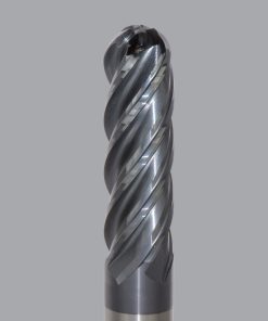 Onsrud MXB2650565 Solid Carbide end mill 5FL 1/1 x 3-1/4 x 6 OAL Ball CR For ISO S, ISO M, ISO P, Titanium, Stainless Steel, Steel, 1/1 Shank, ESG Coated