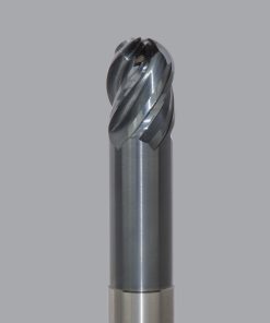 Onsrud MXB2650566 Solid Carbide end mill 5FL 1/1 x 3-1/4 x 7 OAL Ball CR For ISO S, ISO M, ISO P, Titanium, Stainless Steel, Steel, 1/1 Shank, ESG Coated