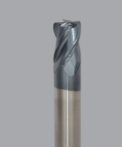 Onsrud MXQ2650010 Solid Carbide end mill 4FL 1/4 x 3/8 x 2-1/2 OAL 0.030 CR For ISO S, ISO M, ISO P, Titanium, Stainless Steel, Steel, 1/4 Shank, ESG Coated