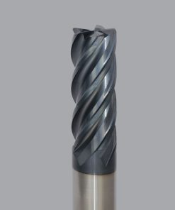 Onsrud MXQ2650090W Solid Carbide end mill 5FL 1/1 x 2 x 5 OAL 0.030 CR For ISO S, ISO M, ISO P, Titanium, Stainless Steel, Steel, 1/1 Shank, ESG Coated
