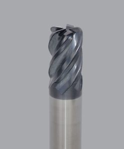 Onsrud MXQ2650093 Solid Carbide end mill 5FL 1/1 x 2 x 5 OAL 0.250 CR For ISO S, ISO M, ISO P, Titanium, Stainless Steel, Steel, 1/1 Shank, ESG Coated