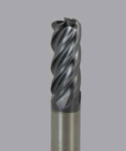 Onsrud MXQ2650128 Solid Carbide end mill 5FL 1/2 x 1-1/4 x 3 OAL 0.120 CR For ISO S, ISO M, ISO P, Titanium, Stainless Steel, Steel, 1/2 Shank, ESG Coated