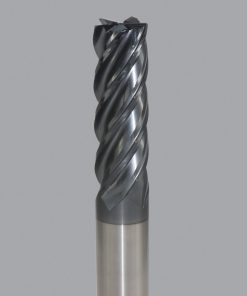 Onsrud MXQ2650168 Solid Carbide end mill 5FL 3/4 x 2-1/4 x 5 OAL 0.090 CR For ISO S, ISO M, ISO P, Titanium, Stainless Steel, Steel, 3/4 Shank, ESG Coated