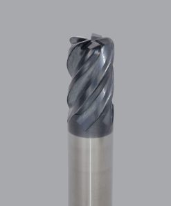 Onsrud MXQ2650206 Solid Carbide end mill 5FL 1/1 x 2 x 5 OAL 0.060 CR For ISO S, ISO M, ISO P, Titanium, Stainless Steel, Steel, 1/1 Shank, ESG Coated
