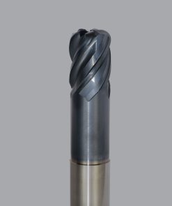 Onsrud MXQ2650211 Solid Carbide end mill 5FL 1/1 x 1-1/4 x 6 OAL 0.190 CR For ISO S, ISO M, ISO P, Titanium, Stainless Steel, Steel, 1/1 Shank, ESG Coated